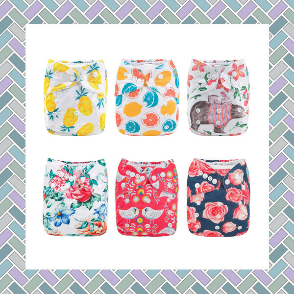 Alvababy 6 Pack Cloth Diapers On Amazon