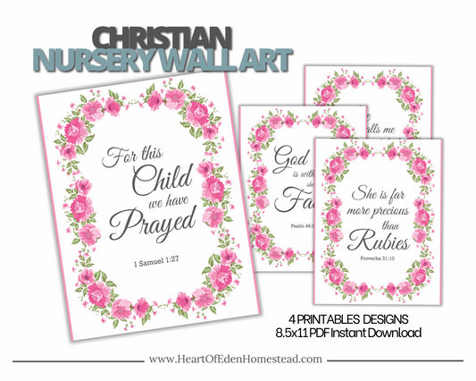 Christian Nursery Wall Art