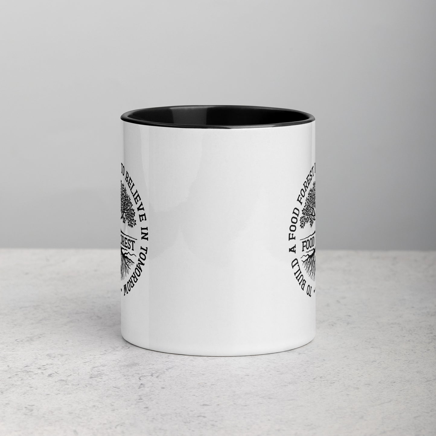 To Build A Food Forest - 11 oz Mug Black