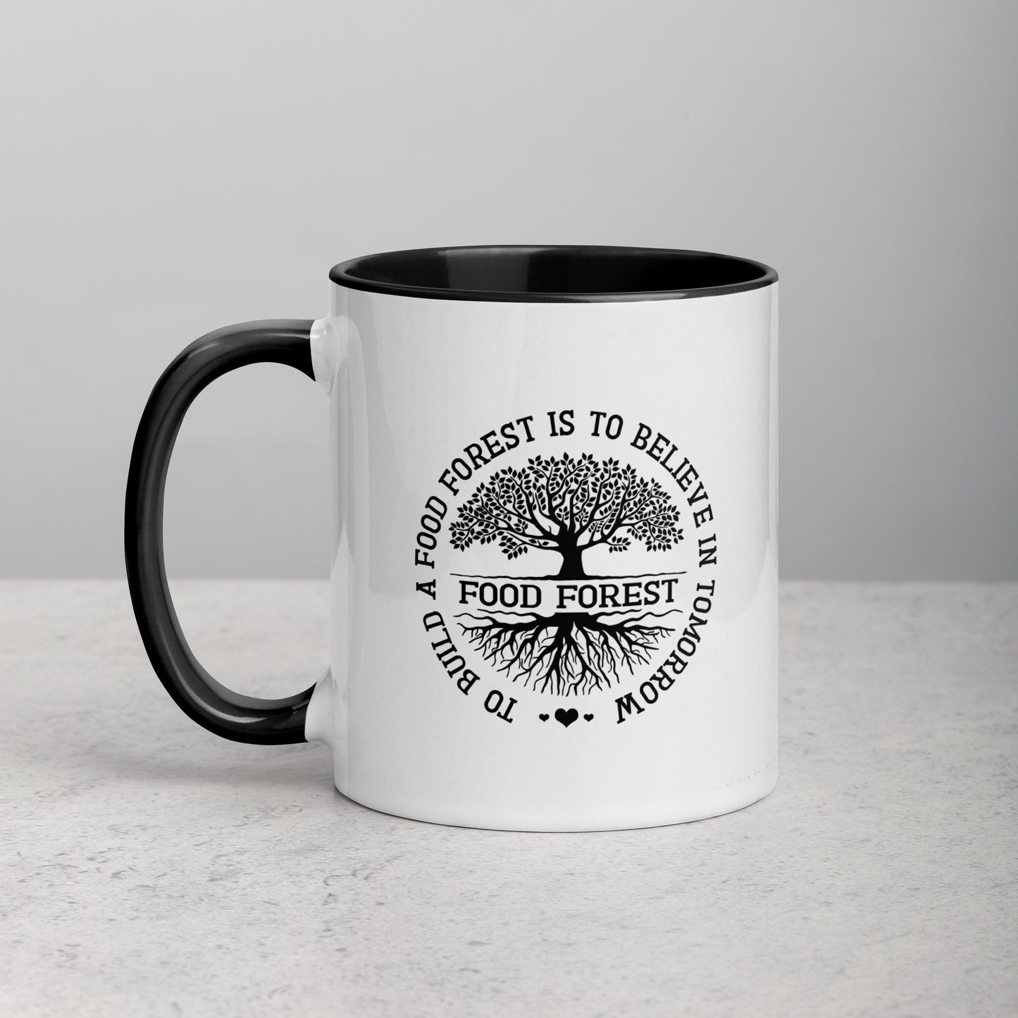 To Build A Food Forest - 11 oz Mug Black