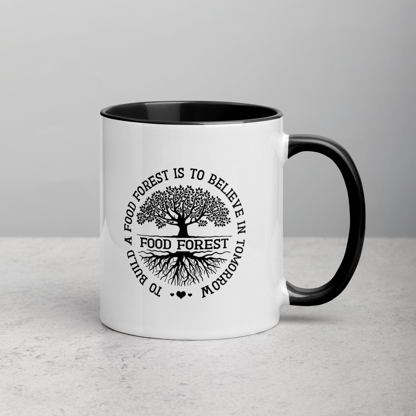 To Build A Food Forest - 11 oz Mug Black