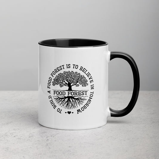 To Build A Food Forest - 11 oz Mug Black