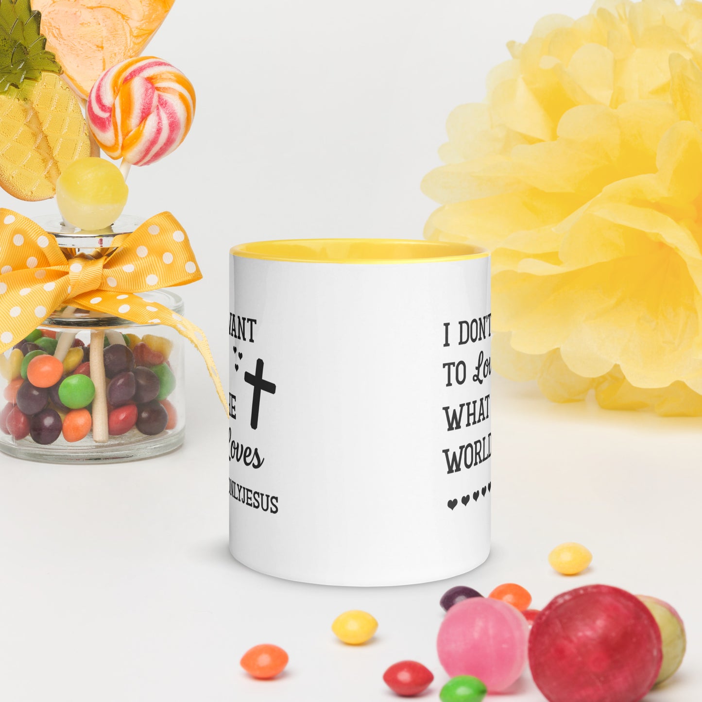 Don't Want To Love What The World Loves - 11 oz Mug Yellow