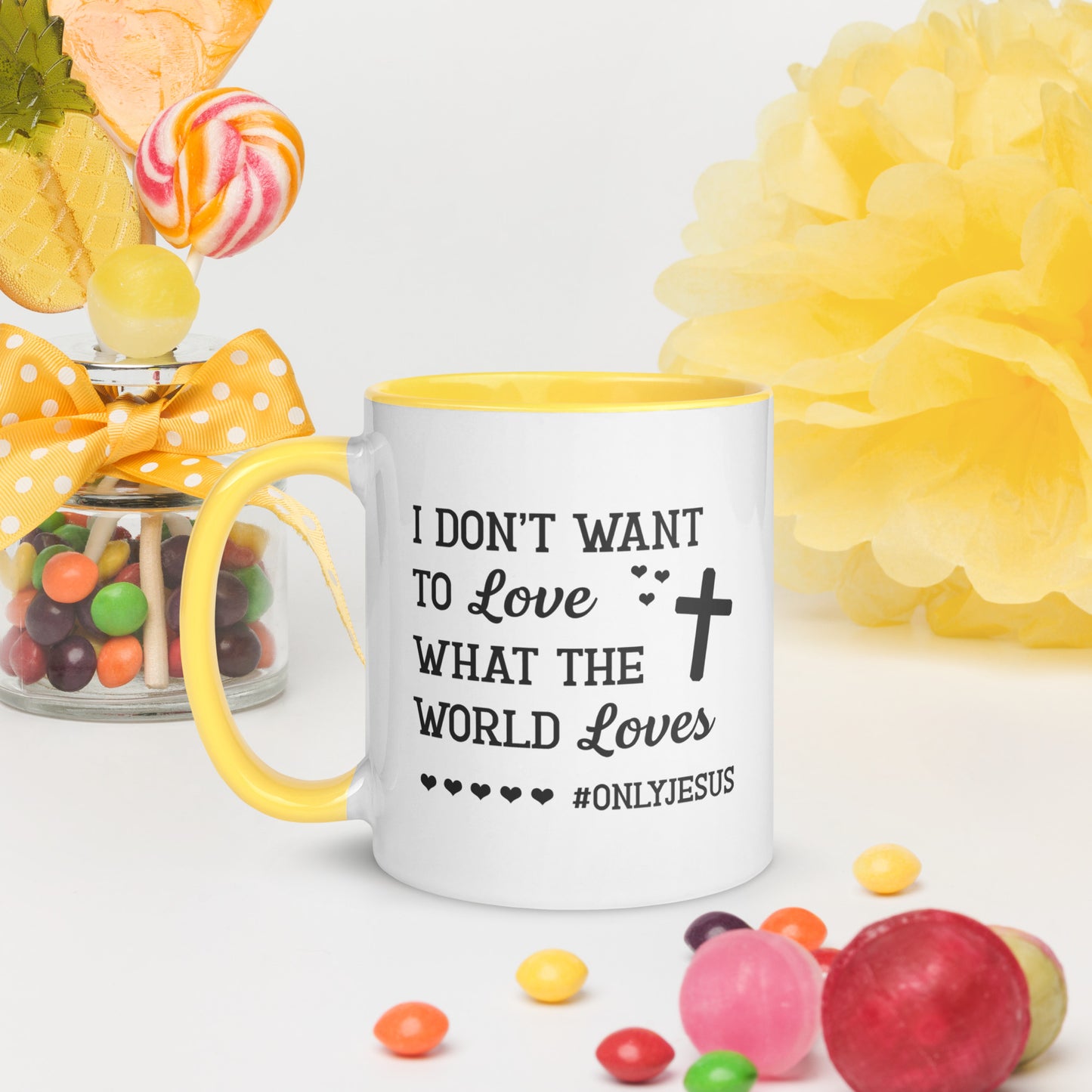 Don't Want To Love What The World Loves - 11 oz Mug Yellow